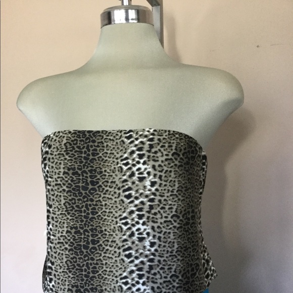 Chic, Strapless , animal print , Jumpsuit , - Picture 2 of 4